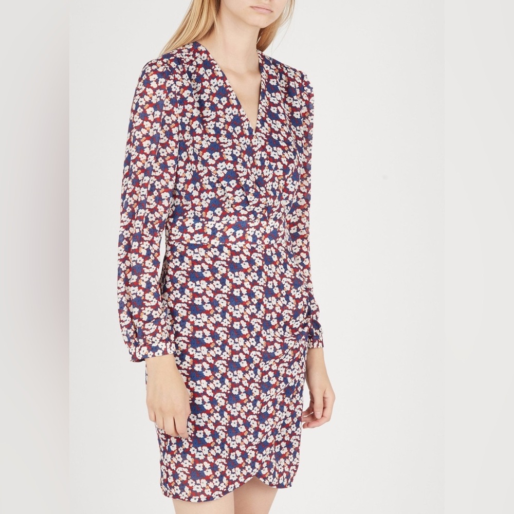 The Korner Floral Wrap Dress